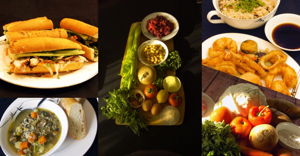 Selection of Dishes